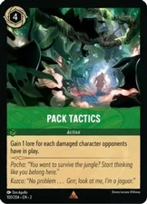 x1 Pack Tactics - 100/204 - Rare Lorcana DLC02 Rise of the Floodborn M/NM
