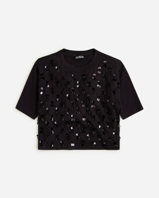 Tee-shirt Crop J.Crew Taille XXS Rayé Multicolore - Neuf Avec étiquettes - Manches 3/4