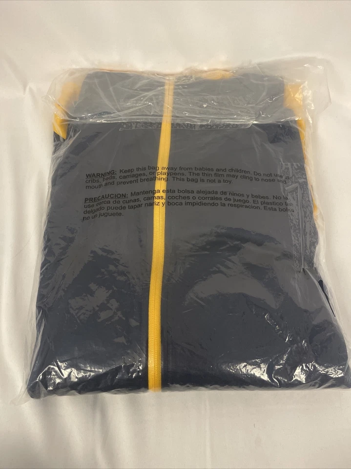 Para hombres LA Galaxy Majestic Azul Marino/Dorado Grande y Alto Poli Polar Cremallera Completa Jkt Talla 3X Foto 3 de 4