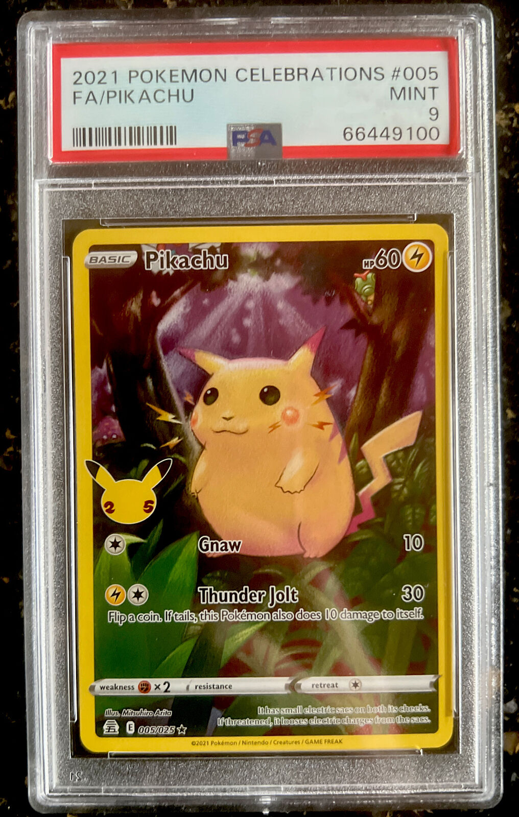 Carta Pokémon Pikachu (005/025) - Full Art - Celebrações - Ri Happy