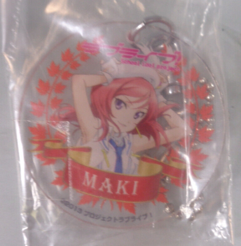 Maki Nishikino Acrylic Keychain Strap Figure Bushiroad Maki Nishikino Acrylic Keychain Strap Figure Bushiroad