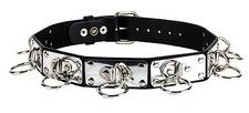 Metal O Ring Bondage Belt Goth Emo Punk, Metal,Thrash, UK Style, Deathrock Rock