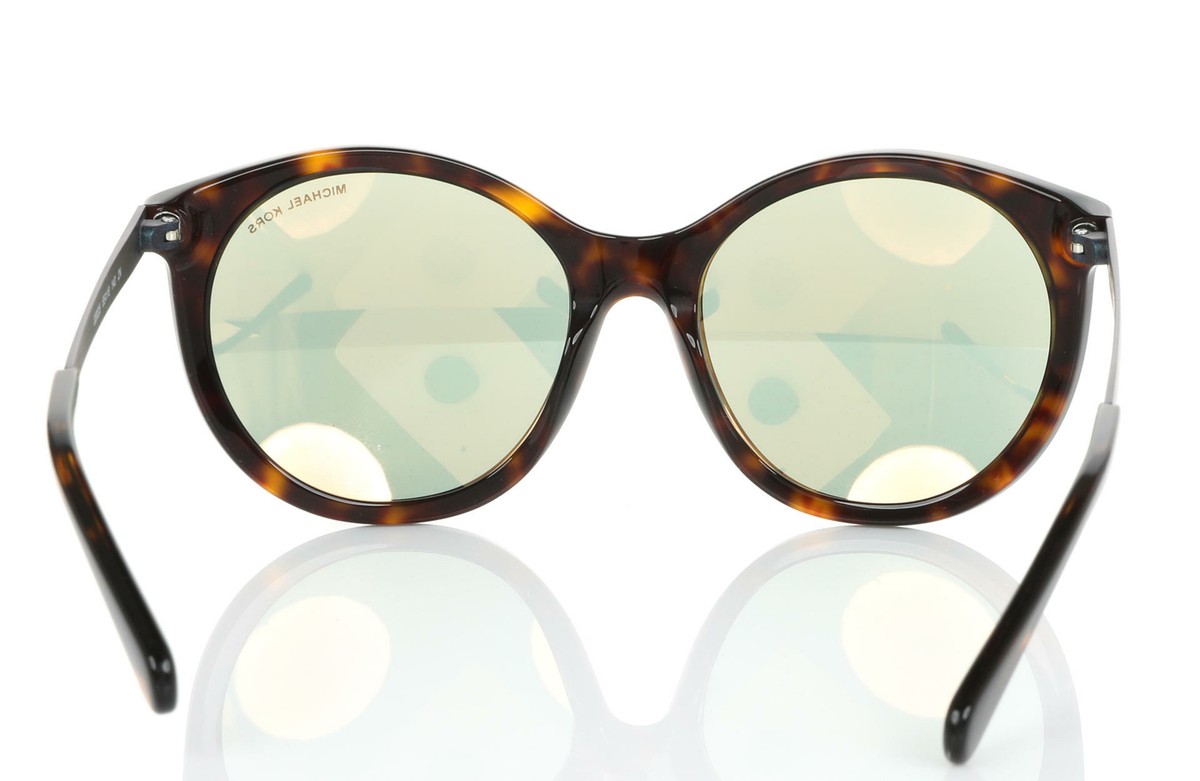 Michael Kors 275526 Island Tropics Dark Tortoise/Teal Mirror Sunglasses Michael Kors MK2170U KARLIE 390818 Square Black Dark  main image 2