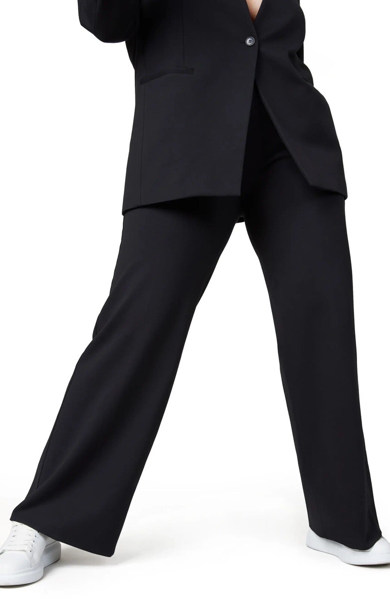 Spanx The Perfect Pant Wide Leg - 20385Q - Black - Large Petite | eBay display picture 1