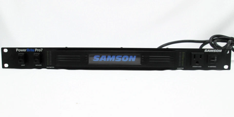 SAMSON POWER BRITE PRO7 Rack Mountable Power Conditioner & Rack Light - Image 2 of 4