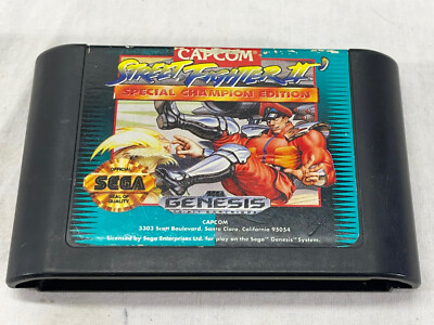 ストリートファイター2 セガジェネシス Street Fighter 2 Sega Genesis Game Championship Edition Case