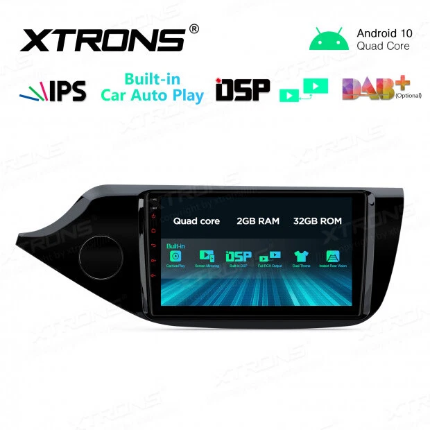 AUTORADIO ANDROID 10 STEREO AUTO KIA CEED 2012-2016 NAVI COMANDI VOLANTE WIFI BT - Immagine 4 di 4