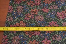 By 1/2 Yd, Floral on Black Cotton, Thimbleberries/Northern Lights/Jensen, B38