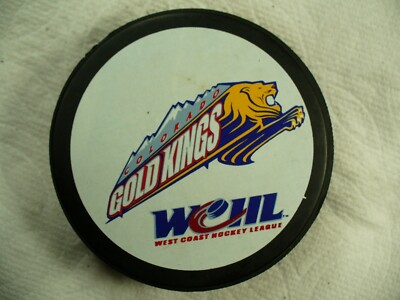 WCHL Colorado Gold Kings Color Official Team Logo Hockey Puck Collect Pucks