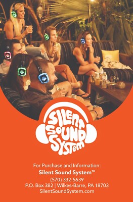 Best Silent Sound System Headphones Catalog Disco Yoga Bar Club