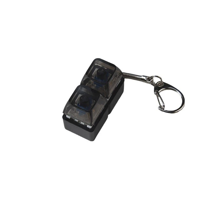 1PC Mechanical Keyboard Switch Tester Keychain Toy with LED for Stress Relief and Custom Keyboard Testing