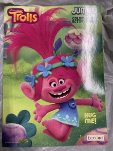 Dreamworks Trolls Jumbo Coloring And Activity Book Ebay