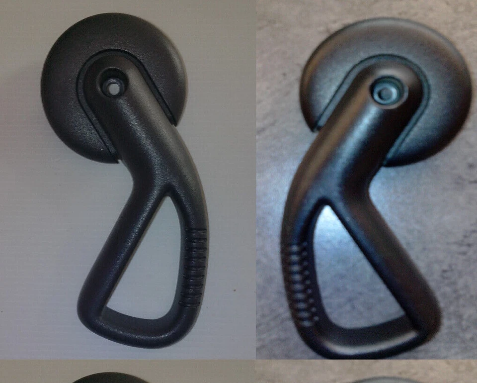 2 Poignee siege gauche et droit Peugeot 206 9638799877 noir - Photo 1/1