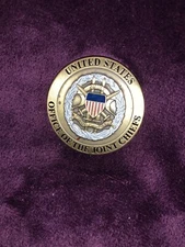UNITED STATES JOINT CHIEFS, VICE DIRECTOR  MG JOHN W. CHARLTON presentation coin