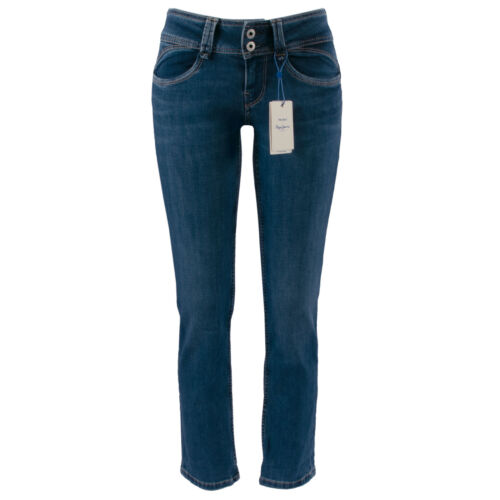 PEPE JEANS Damen Jeans PL204026VW50 Gen Mid Straight Blau / W27 (26) L30 / Hose - Bild 1 von 5