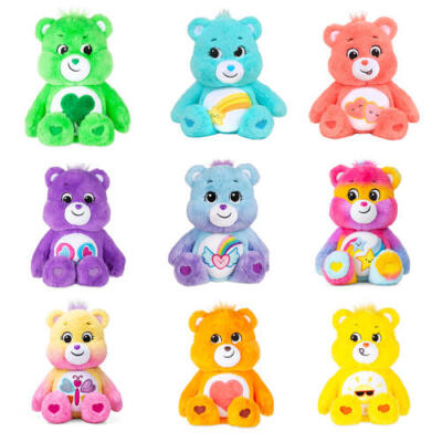 Official 35cm Boxed Care Bears Kid Collectible Soft Plush Friend Girls Boys  Gift UK