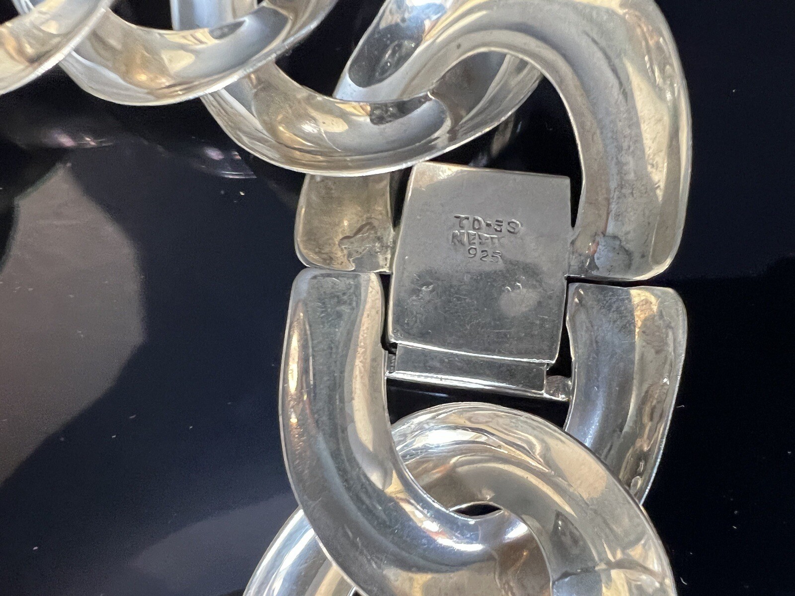 159gr Vintage Solid Sterling Silver Oversize Miam… - image 23