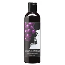 Earthly Body Edible Massage Oil Grape 8oz.