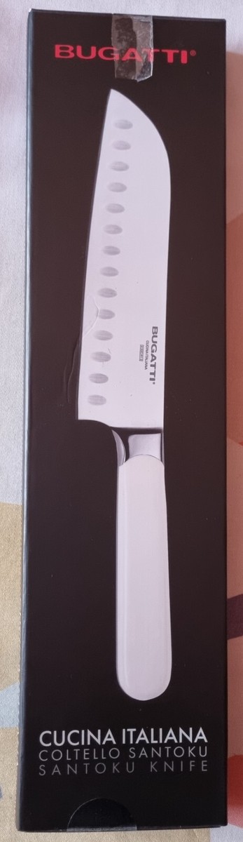 Bugatti Coltello Da Pane Trattoria, Lama In Acciaio Inox E Manico In Legno Di Frassino Bianco, 20 Cm, Design Elegante, Lavaggio A Mano - 4