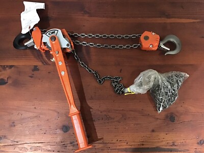 CM Riggers Chain Lever Hoist Tool. I400kg, 1.5m Lift. Made USA
