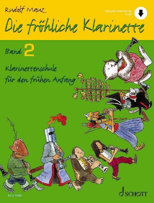 Thumbnail - Die Fröhliche Klarinette Band 2 Rudolf Mauz 9783795724252