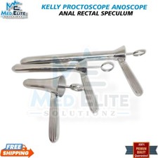 Kelly Proctoscope Anoscope Anal Rectal Speculum 3PCS Orthopedic Surgical Set