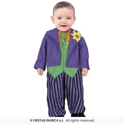 Toddler Joker Costume Baby Super Villain Outfi Film Halloween Party Fancy  Dress UK
