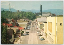 Vintage Trail BC Highway 3 Cedar Ave Cominco Smelter Postcard