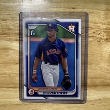 2024 Bowman Brice Matthews 1ST #BP-69 Houston Astros Prospect Rookie Paper