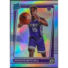 Davion Mitchell RC #155 Rated Rookie Prizm 2021-22 Donruss Optic Kings