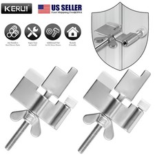 KERUI portable steel travel portable door lock for door anti-theft stopper 2pc
