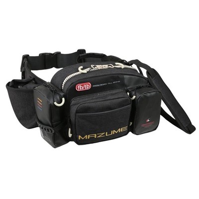 mazume Red Moon Waist Bag V MZBK-768-03 Black Denim