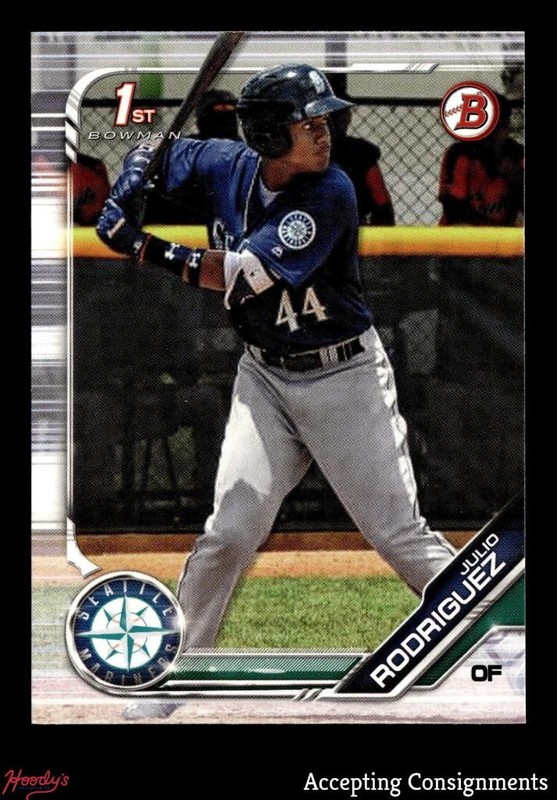 2019 Bowman Prospects #BP33 Julio Rodriguez 1st Rookie MARINERS