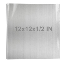 6061 Aluminum Sheet Plate Metal 11.8X11.8X1/2 Inch Flat Plate 300X300X12Mm Thick