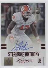 2015 Prestige Rookie Extra Points Red Signatures Stephone Anthony #286 Auto 0o9