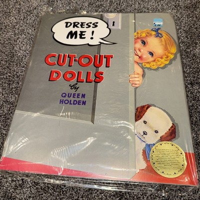 Dress Me Cut Out Dolls By Queen Holden 1987 Baby Doll Clothes Uncut, Unopened