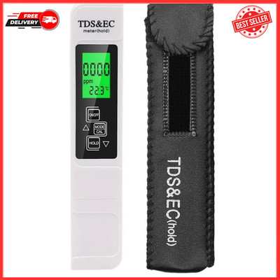 TDS Meter Digital Tester Water Quality Testing Kits for Drinking Water 0-9990ppm