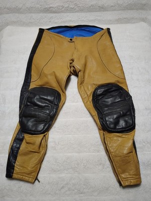 Late 60s Vintage BATES California Leather Striped Armored Late 60s Vintage BATES California Leather Striped Armored