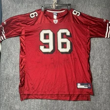 Vintage Reebok NFL San Francisco 49ers #96 Kentwan Balmer Football Jersey 2XL