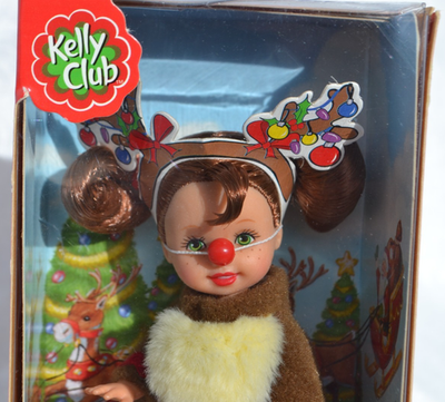 Reindeer Chelsie Christmas Kelly doll 2001 New in box 53924 Mattel