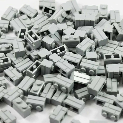 #ad LEGO Masonry Brick Light Gray Stone 98283 Brick Medium Stone Gray LBG x100 $21.99