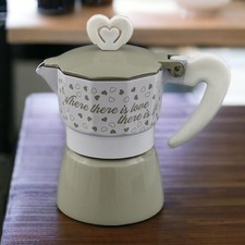 CAFFETTIERA UTILE CUORICINI BOMBONIERE UTILI CRESIMA MATRIMONIO