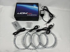iJDMtoy Lighting BMW E36 E38 E46 E39 Angel Eye Halo Rings RGB DRL Kit