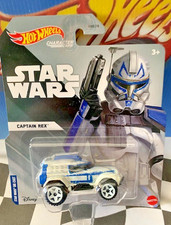 Hot Wheels 2022 Star Wars Character Cars Captain Rex Clone Trooper WHITE OR5SP