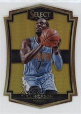 2015-16 Panini Select Premier Level Die-Cut Gold Prizm /10 JJ Hickson #144 0dj8