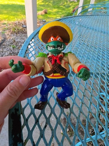 1992 Mike Bandito Bashin Wacky Wild West Teenage Mutant Ninja Turtles TMNT VTG