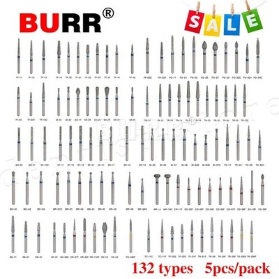 100 Stück Dental-Diamantbohrer für Hochgeschwindigkeits-Handstück FG1.6 mm
