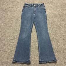 Old Navy Womens Higher High Rise Flared Jeans Size 10 Secret Smooth Pockets