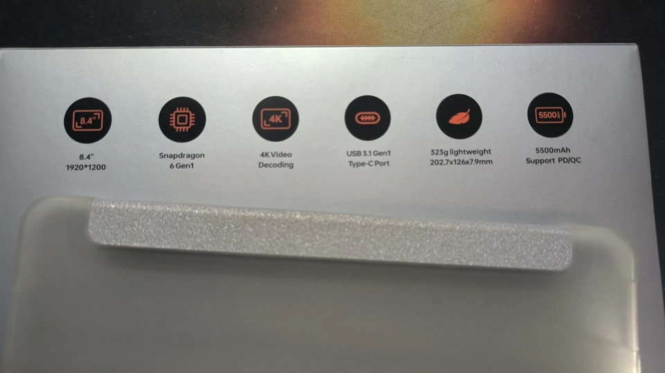 Alldocube iplay 60 mini turbo,8.4Zoll,Snapdragon 6,8+8GB RAM,128GB,Android 14 - Bild 2 von 4