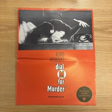 Dial M For Murder 1954 Original Press Book Alfred Hitchcock Warner Bros